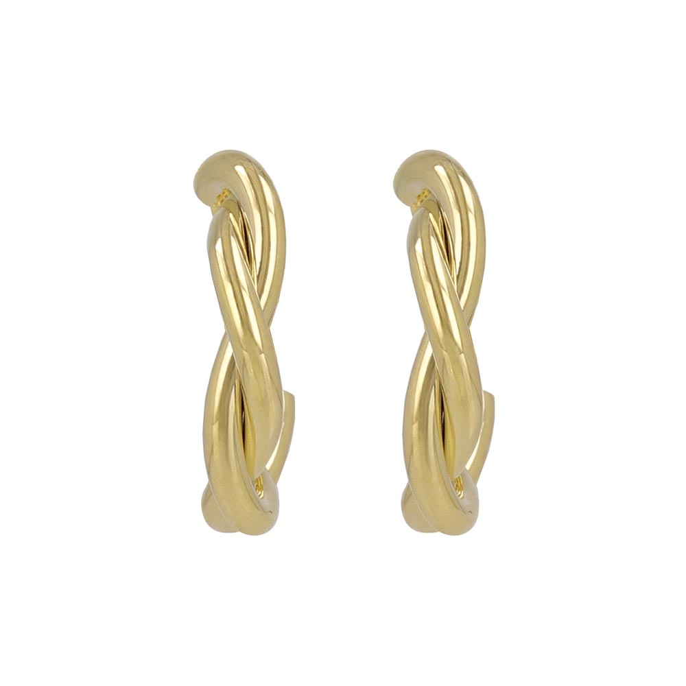 Twisted Hoop Earrings