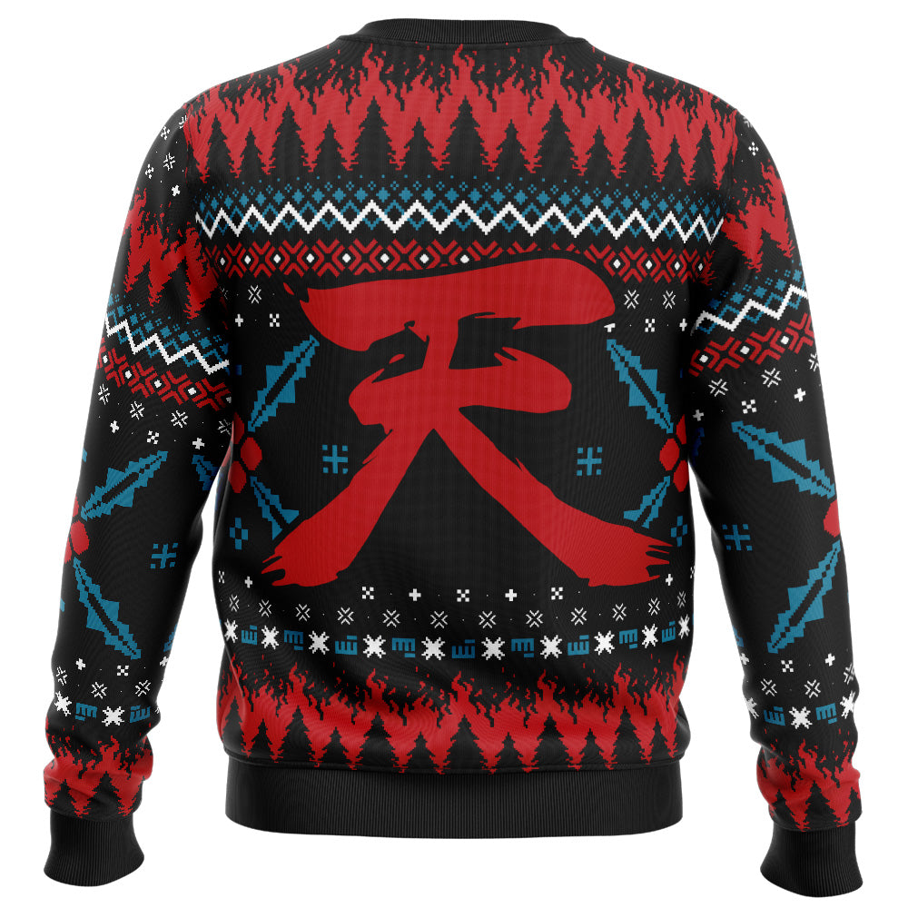 Sweater Akuma Street Fighter Ugly Christmas - 5XL