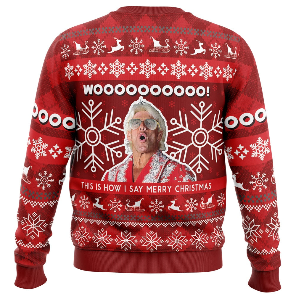 Christmas Flair Pro Wrestling Ugly Christmas Sweater - 5XL