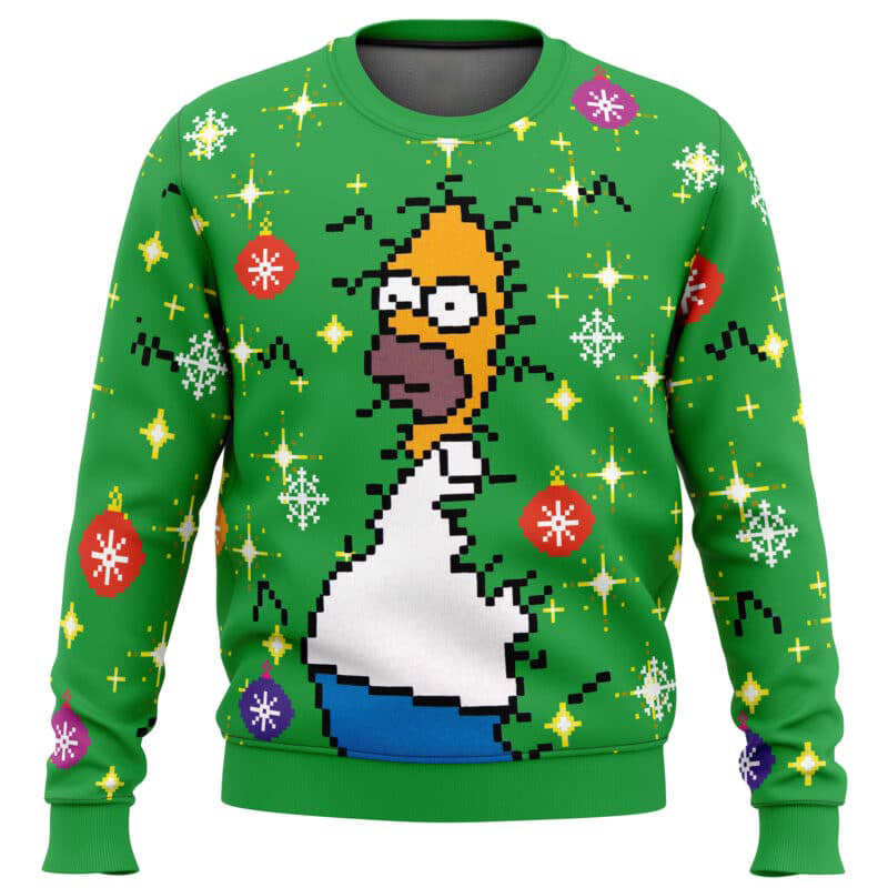 Homer Bush Meme The Simpsons Ugly Christmas Sweater - 6XL