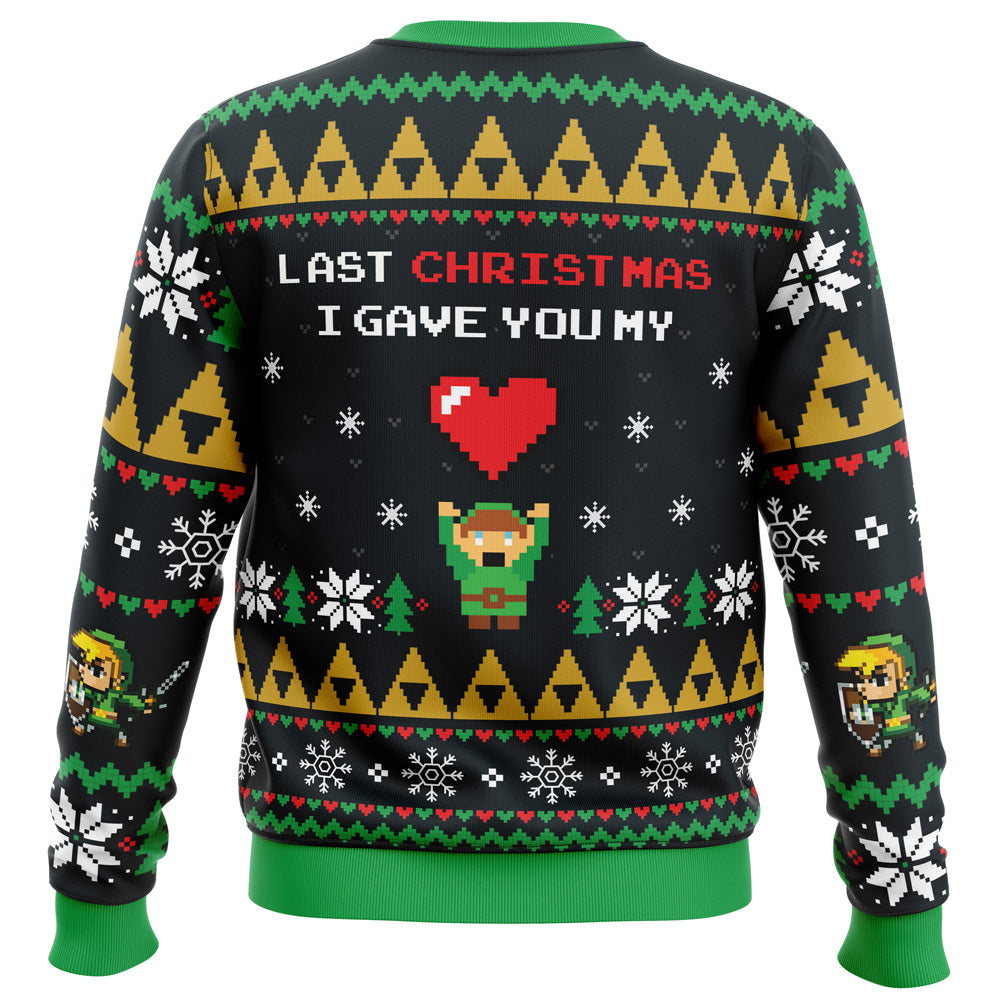 Link To My Heart Legend of Zelda Ugly Christmas Sweater - 5XL