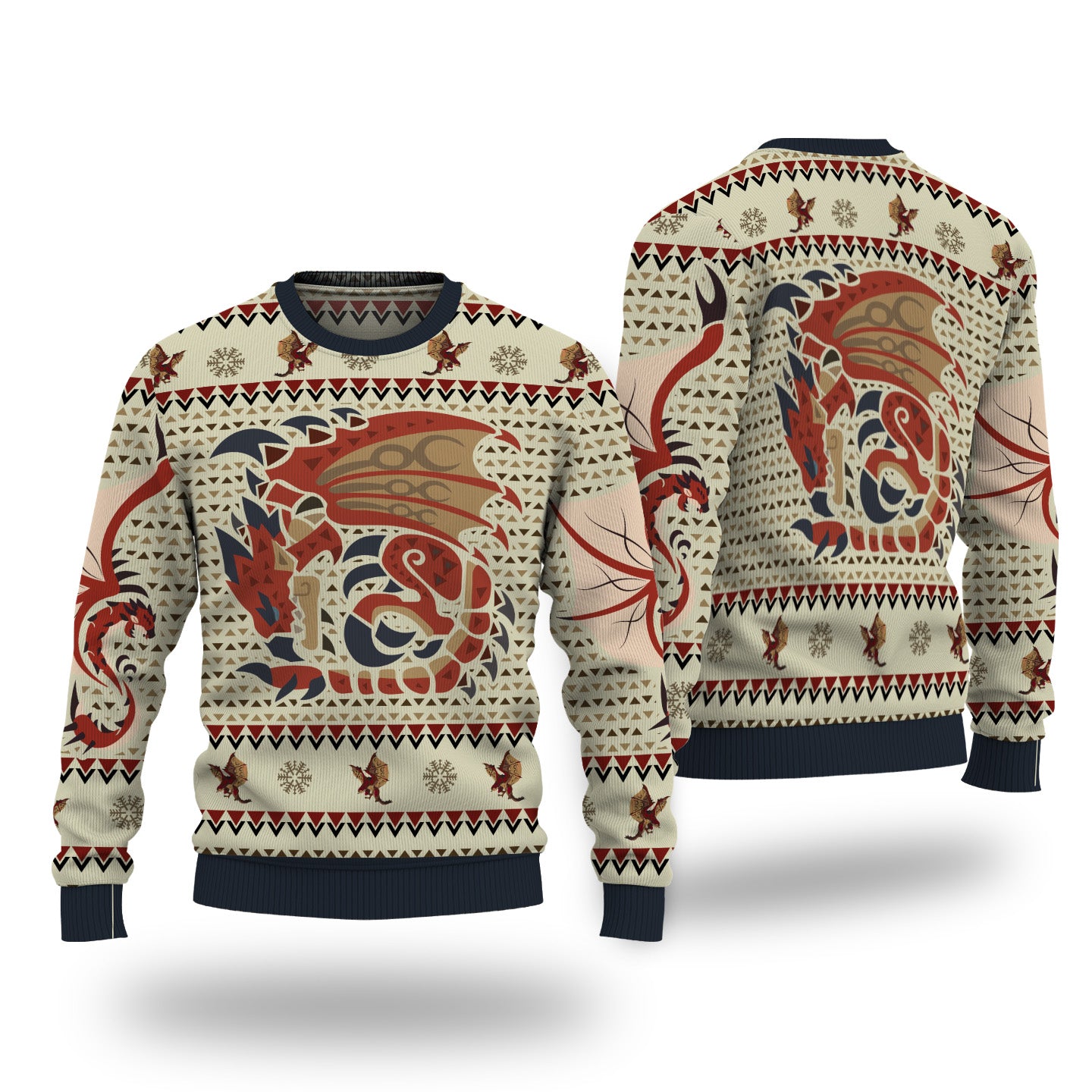 Rathalos Monster Hunter Ugly Christmas Sweater - 6XL