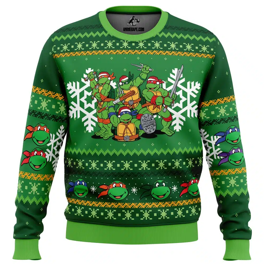 Teenage Mutant Ninja Turtles Christmas Ugly Christmas Sweater - 3XL