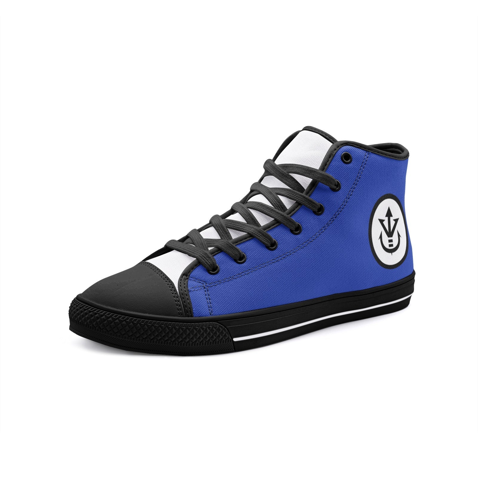 Vegeta Dragon Ball Z Classic High Top Canvas Shoes - White - M US11/EU45