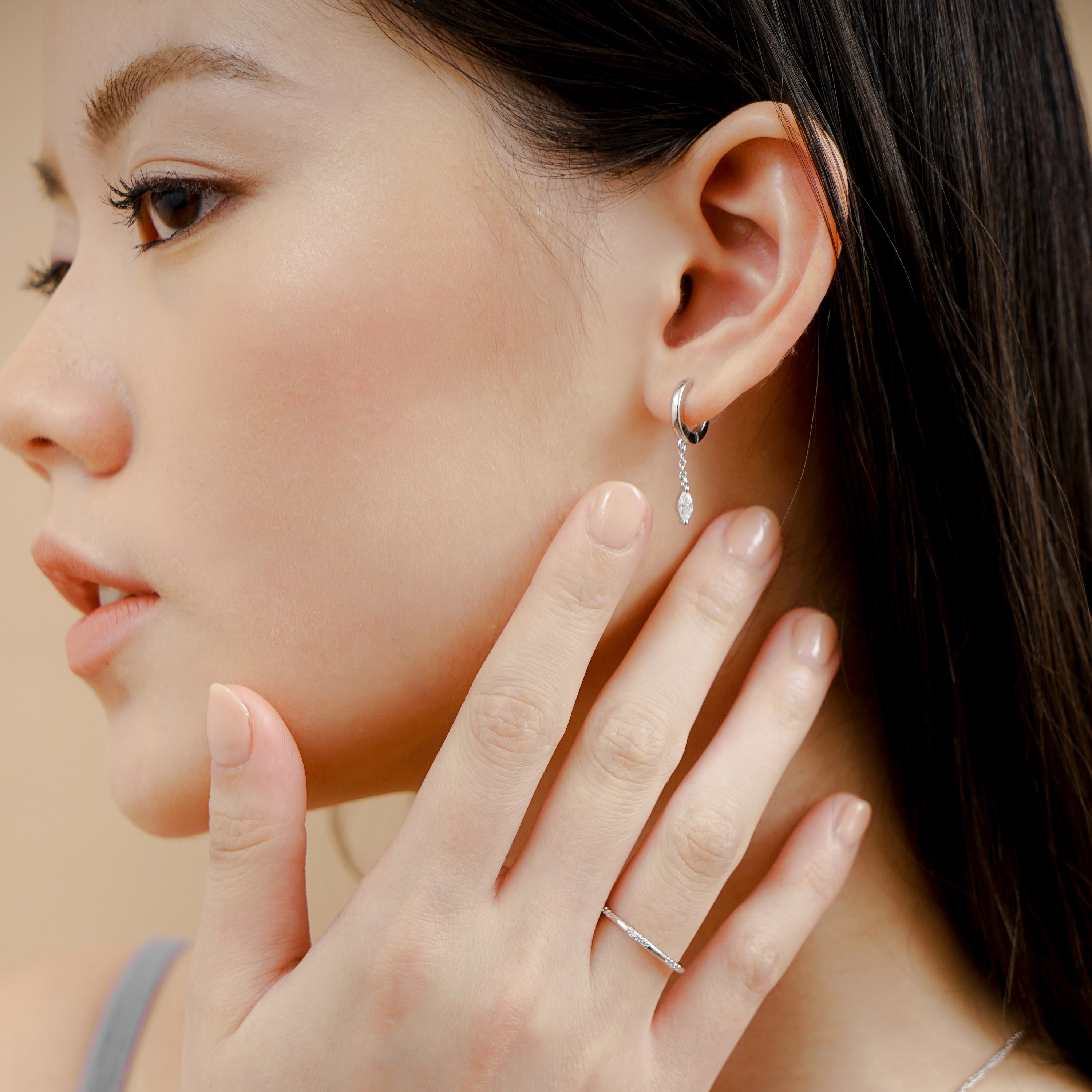 Quinn Marquise Earrings