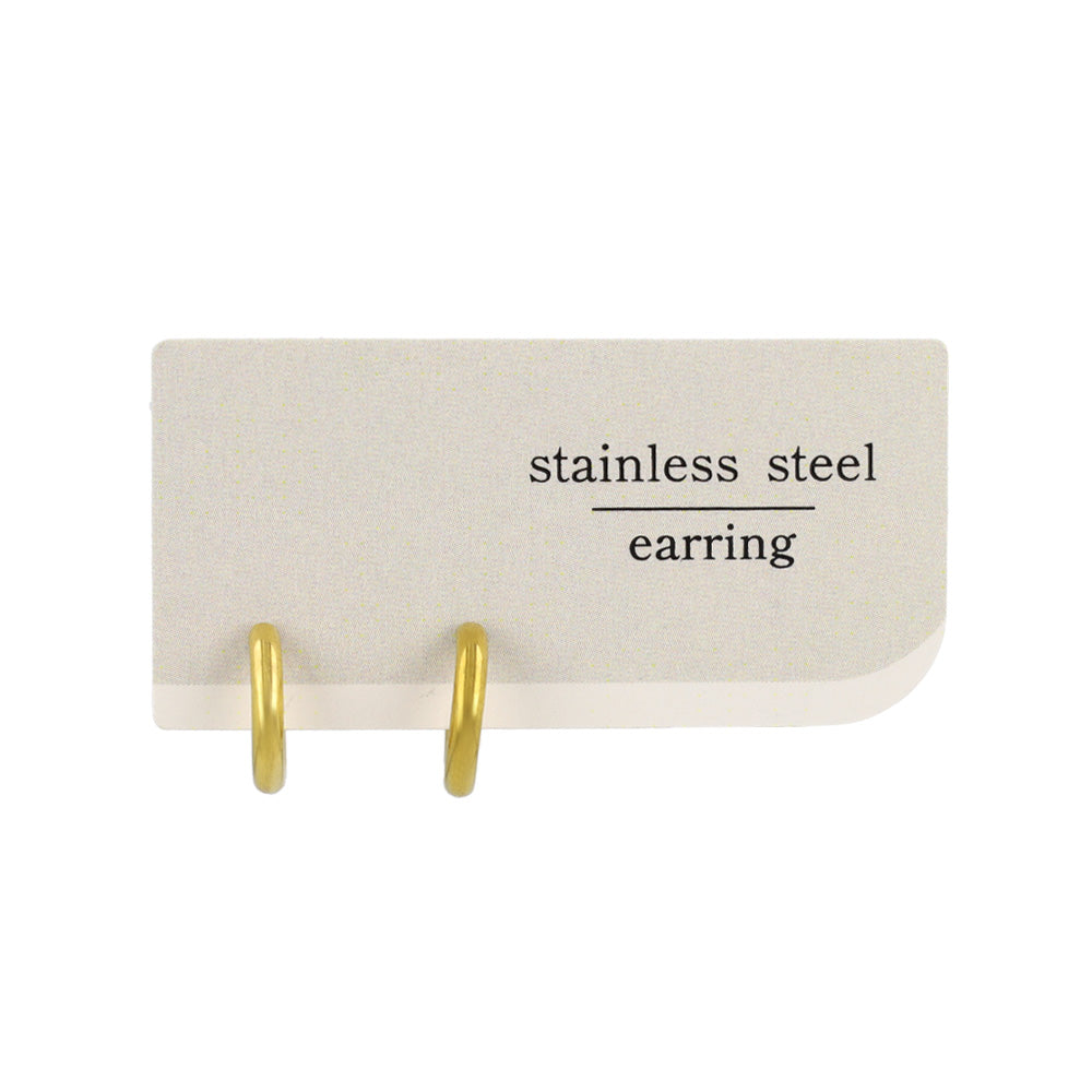 12mm Clip On Hoop Earrings