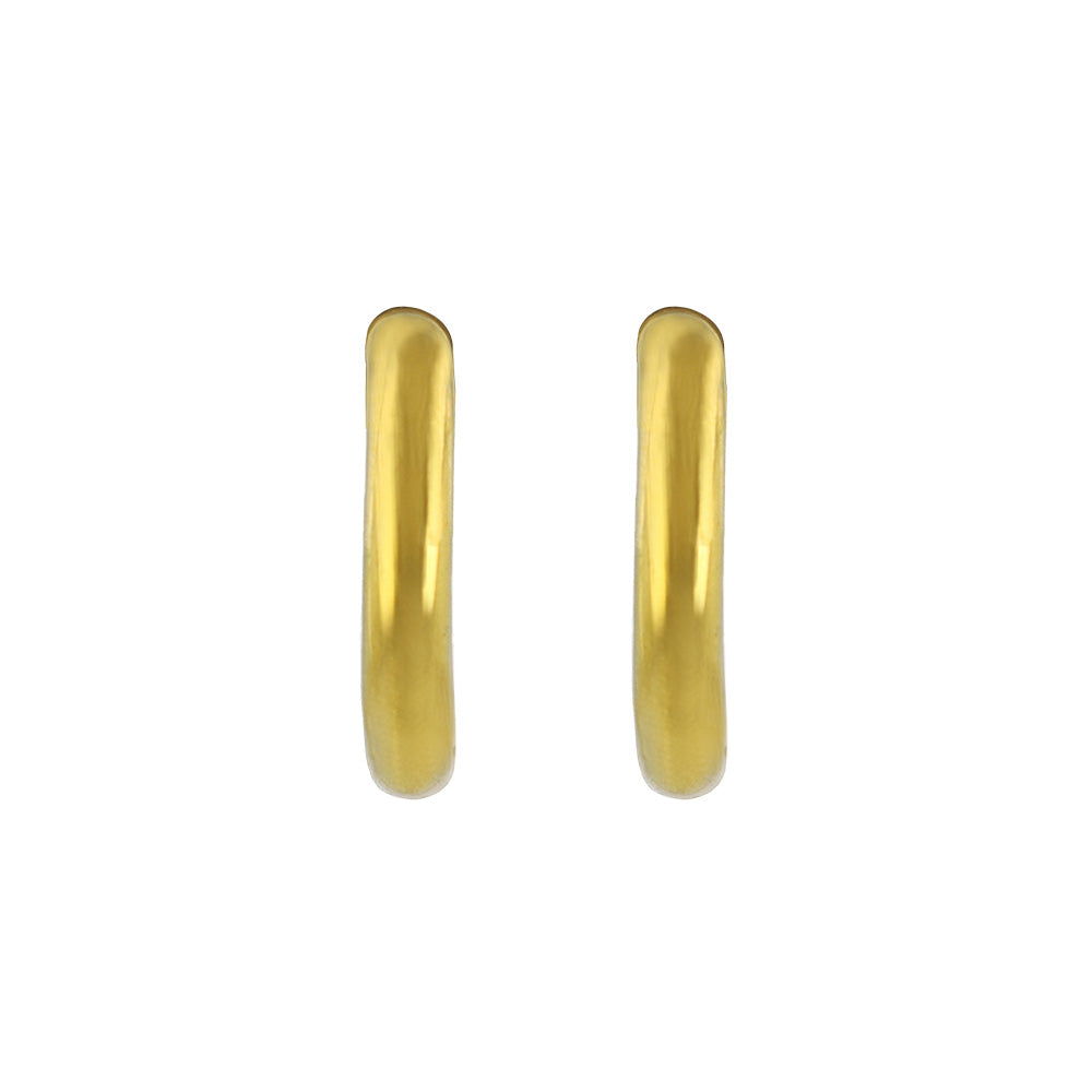12mm Clip On Hoop Earrings