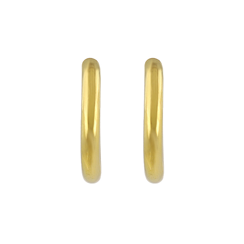 14mm Clip On Hoop Earrings