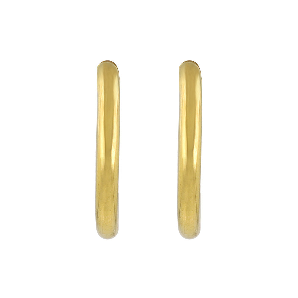 16mm Clip On Hoop Earrings