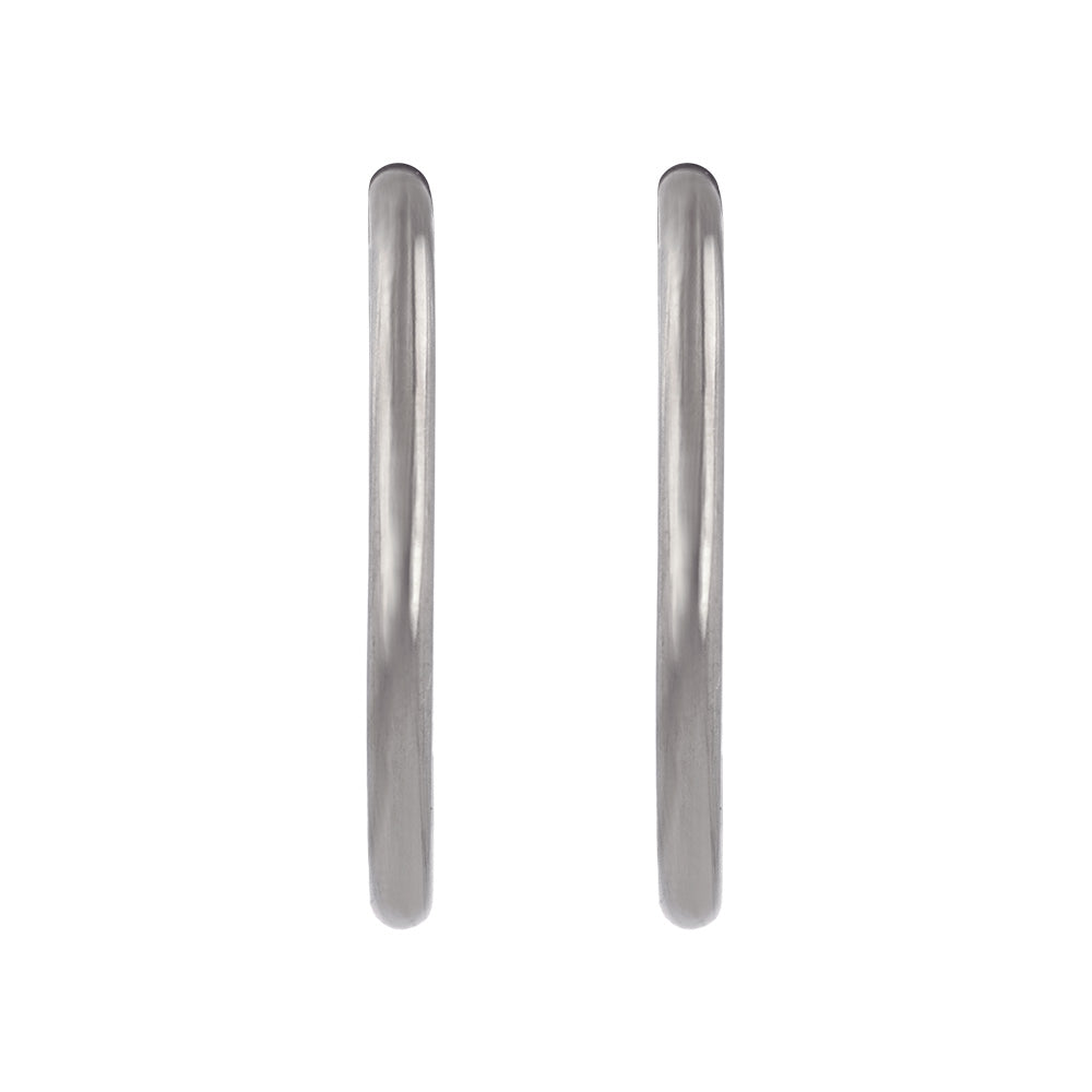 24mm Clip On Hoop Earrings