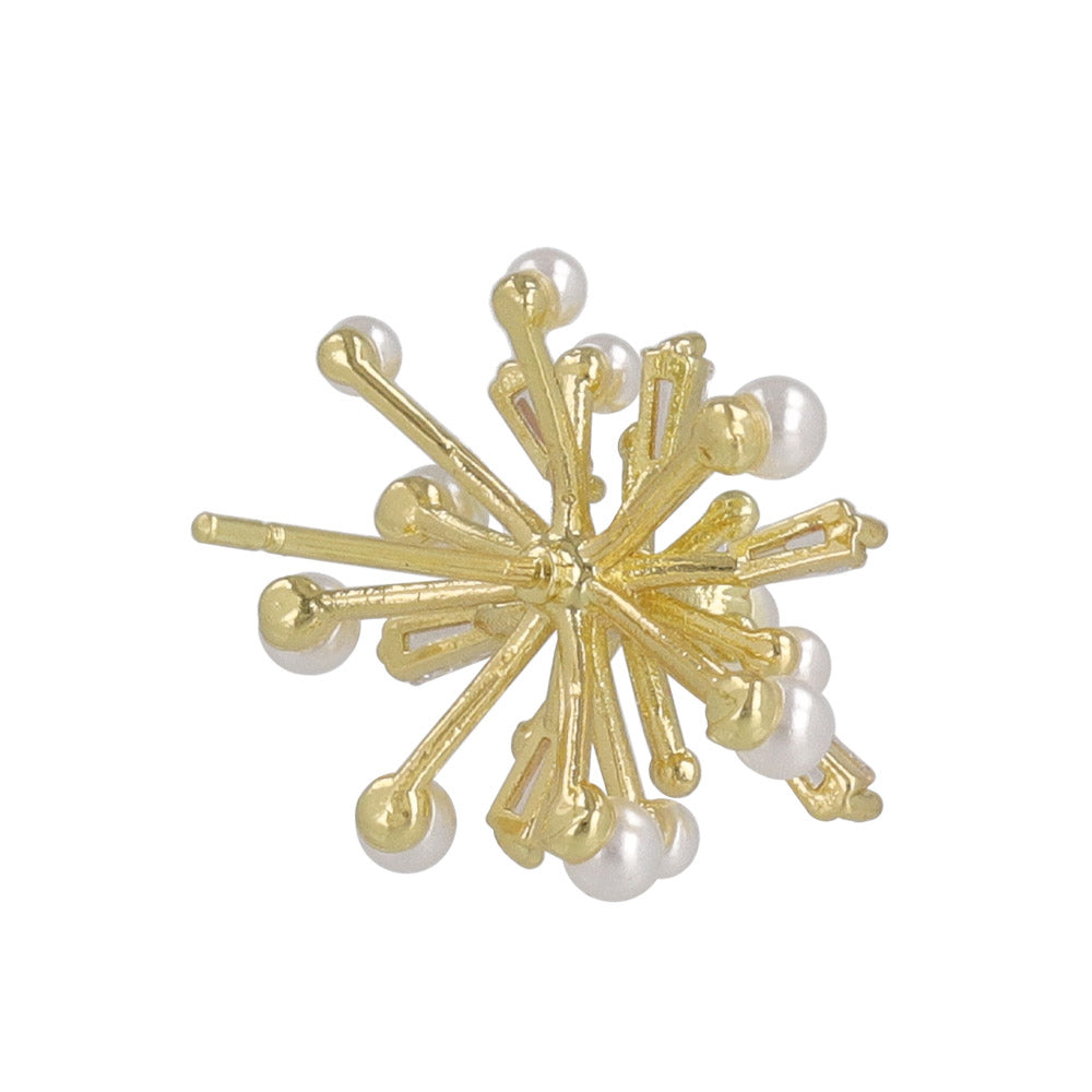 Pearlized Sparkle Stud Earrings