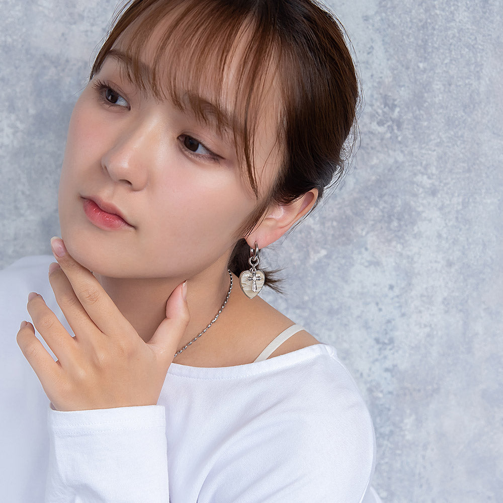 Fancy Mixed Charm Hoop Earrings