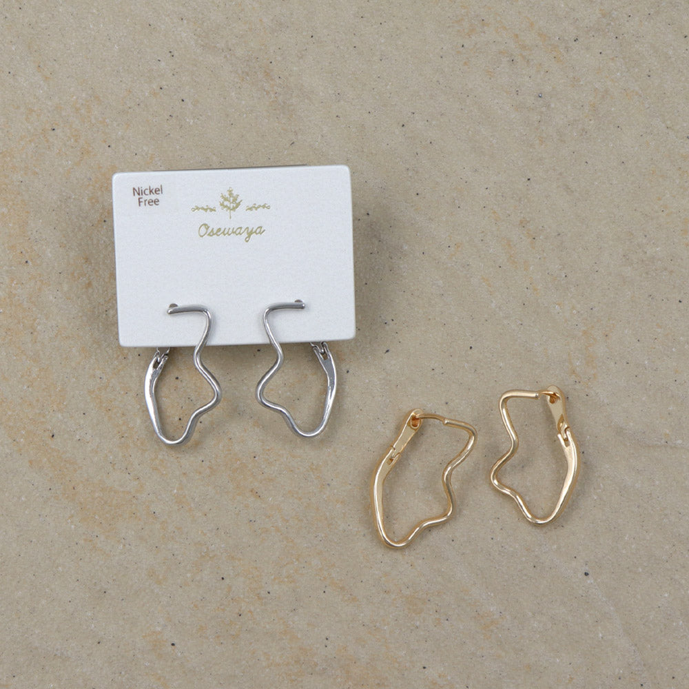 Organic Hoop Earrings