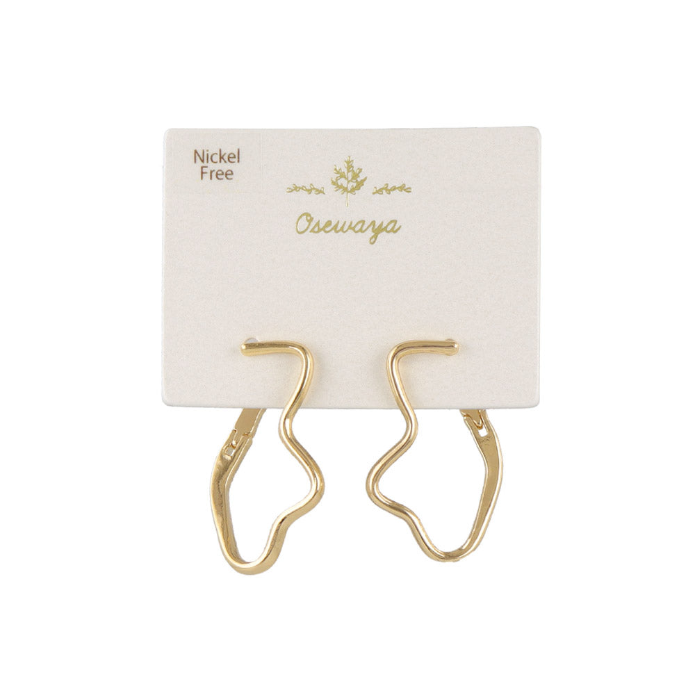 Organic Hoop Earrings