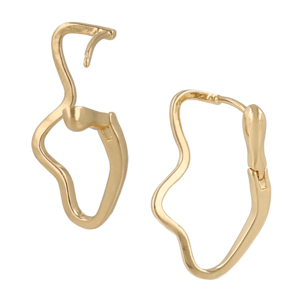 Organic Hoop Earrings