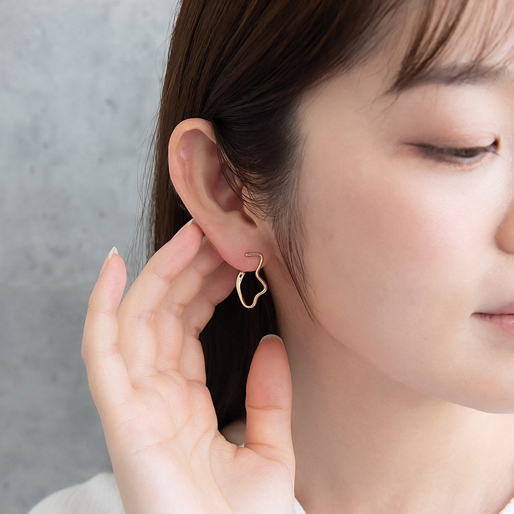 Organic Hoop Earrings