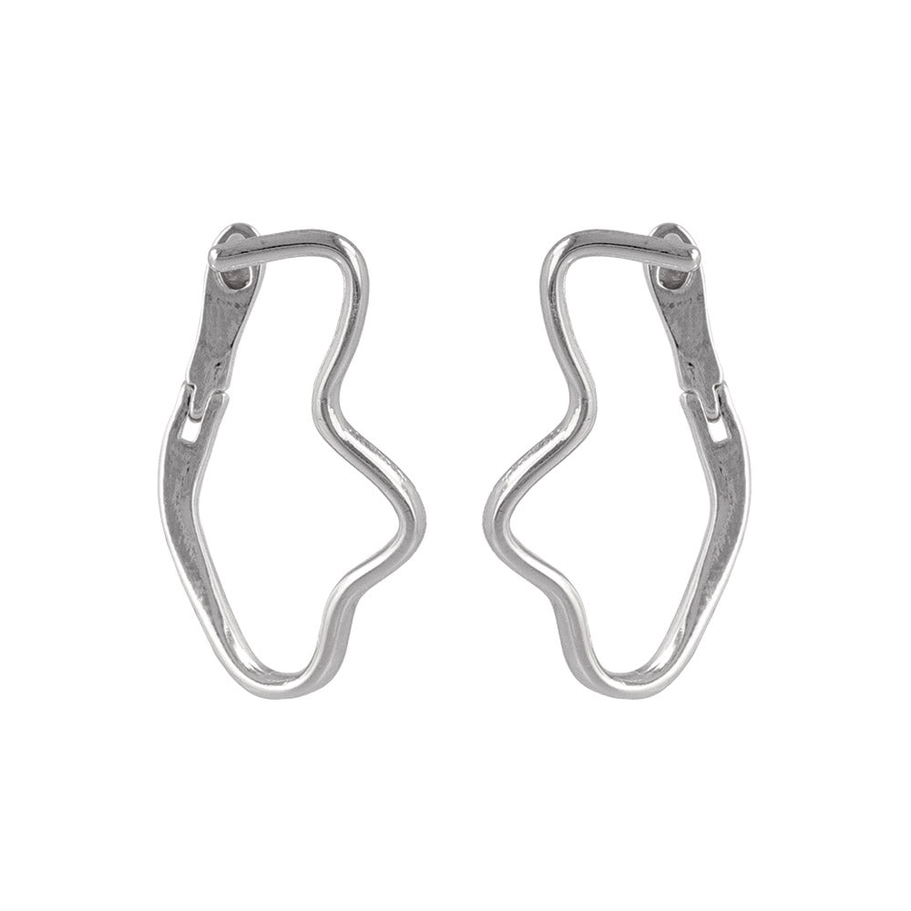 Organic Hoop Earrings