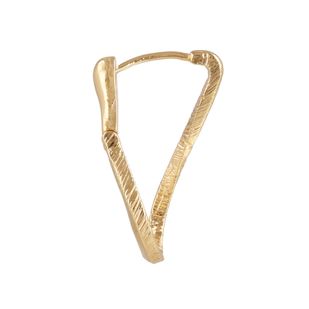 Twisted Textured Hoop Earrings