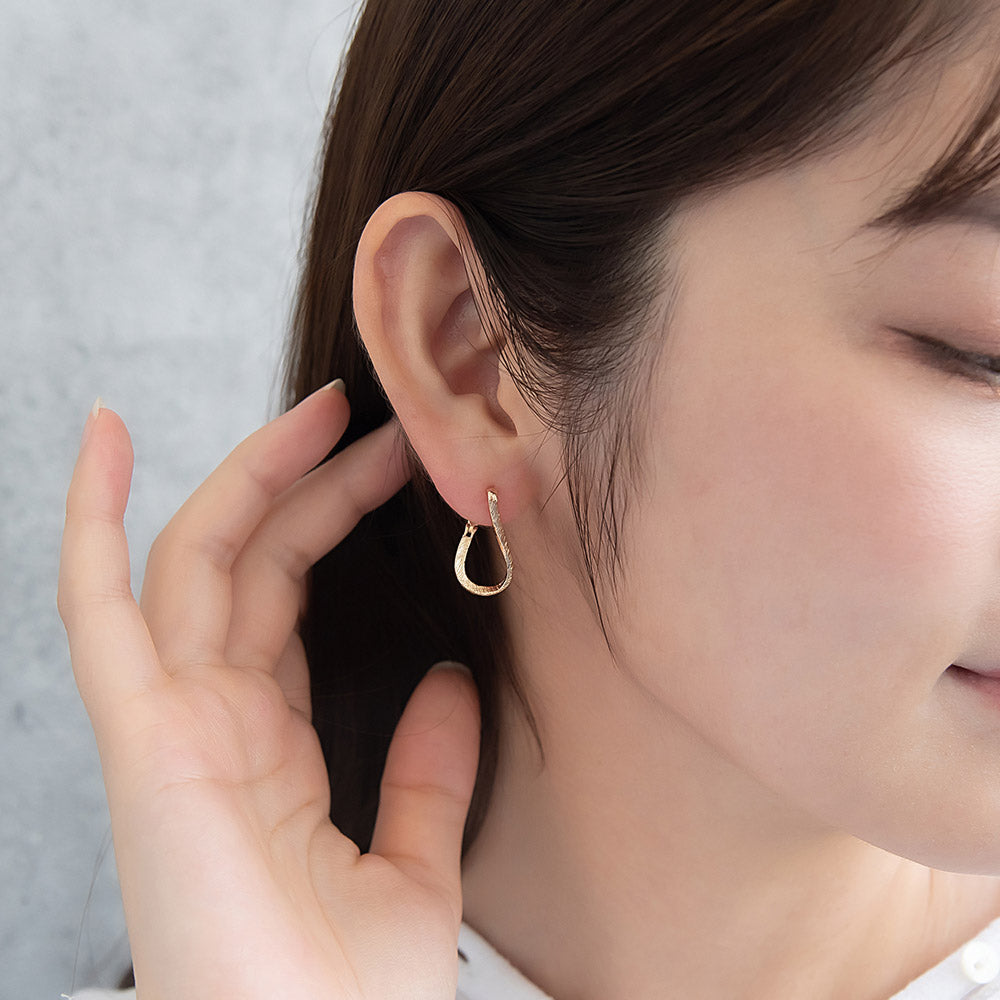 Twisted Textured Hoop Earrings