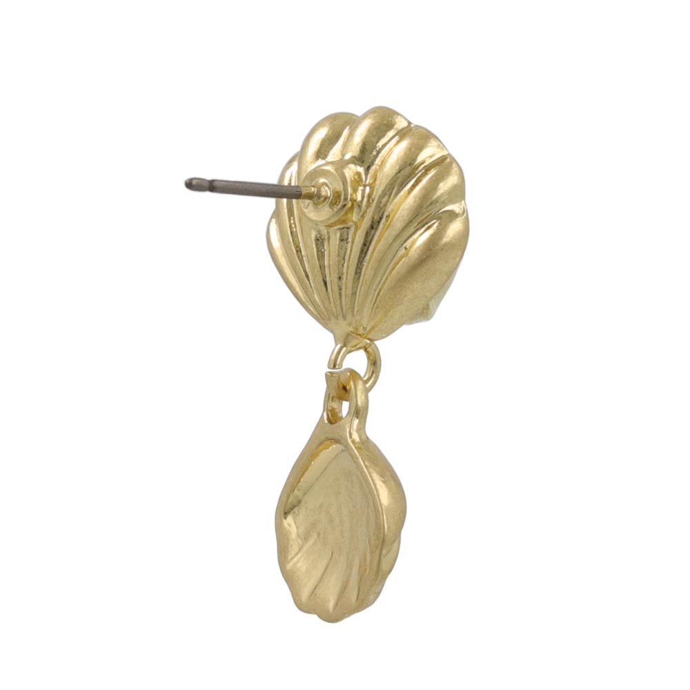 Scallop Shell Dangle Earrings