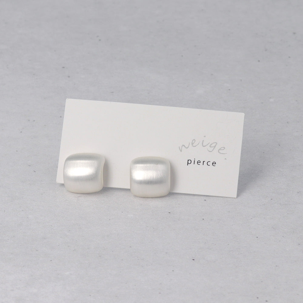 Rectangle Half Hoop Earrings