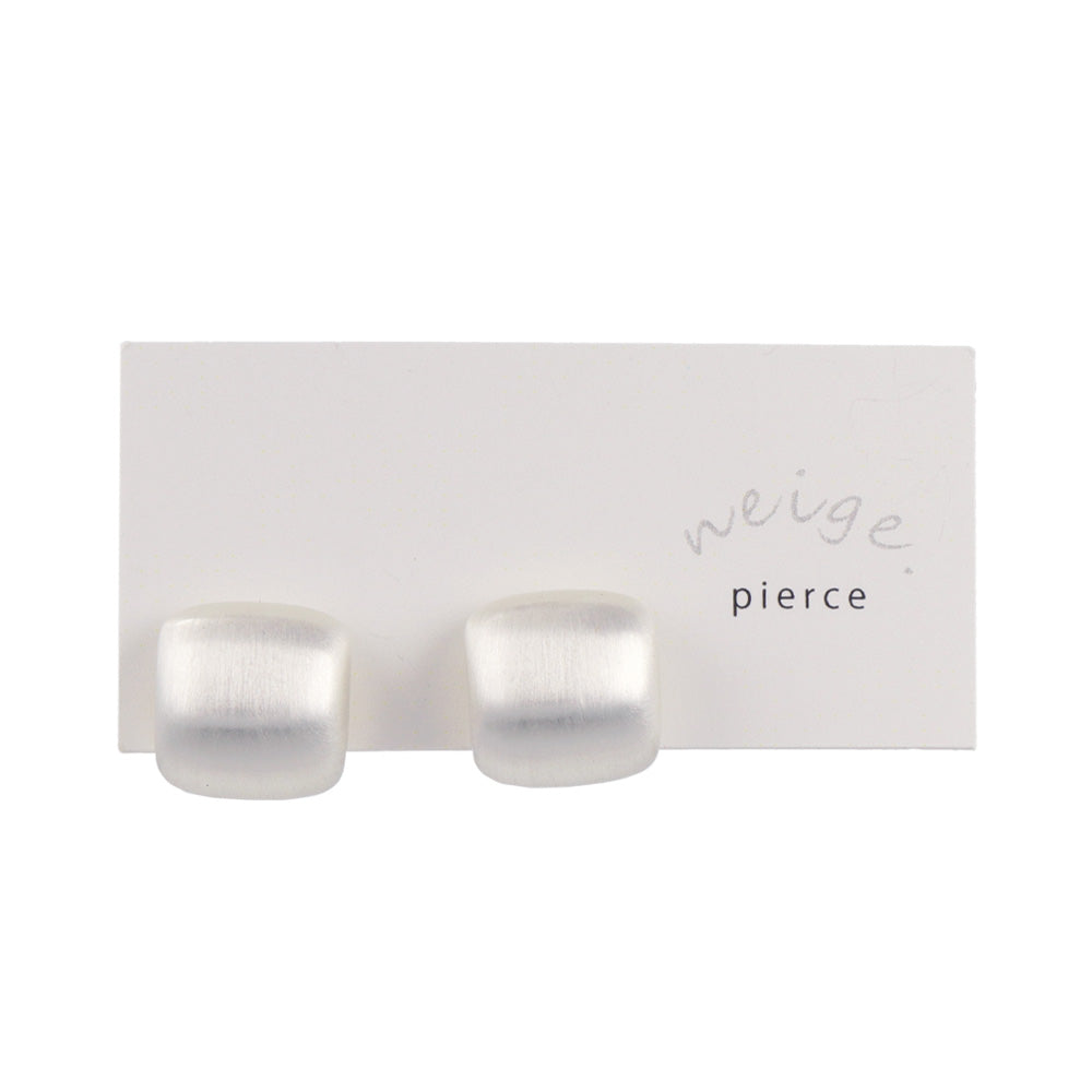 Rectangle Half Hoop Earrings