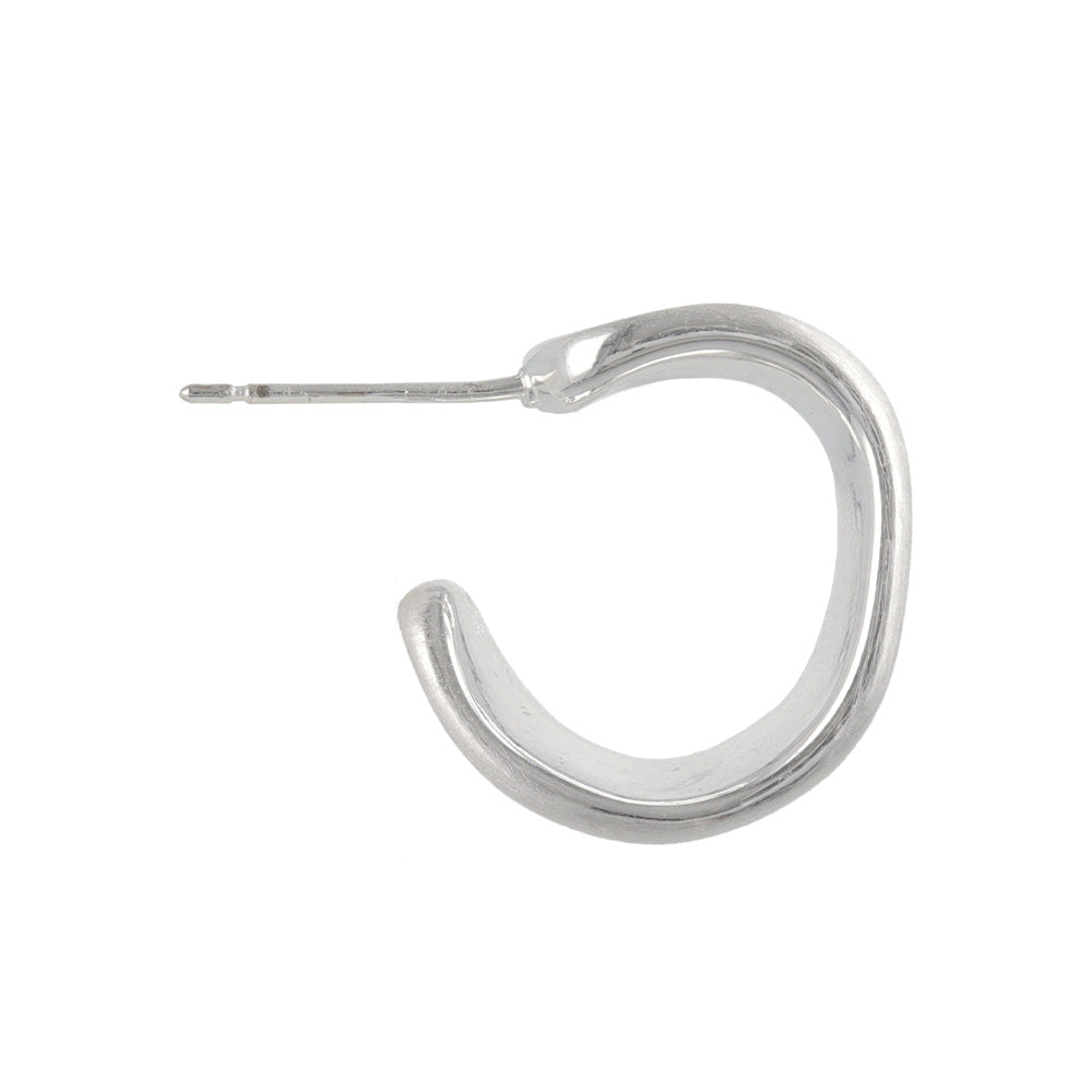 Warped Hoop Earrings