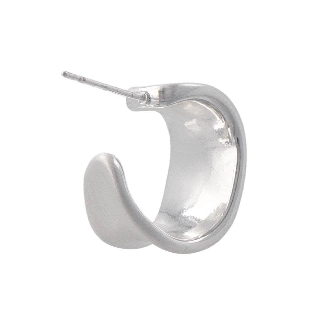 Warped Hoop Earrings
