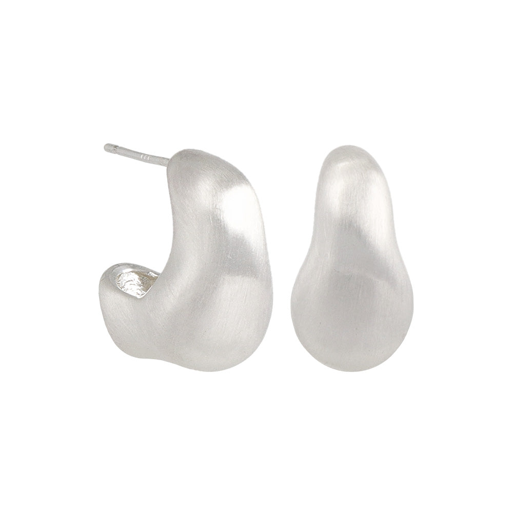Puffy L shaped Earrings
