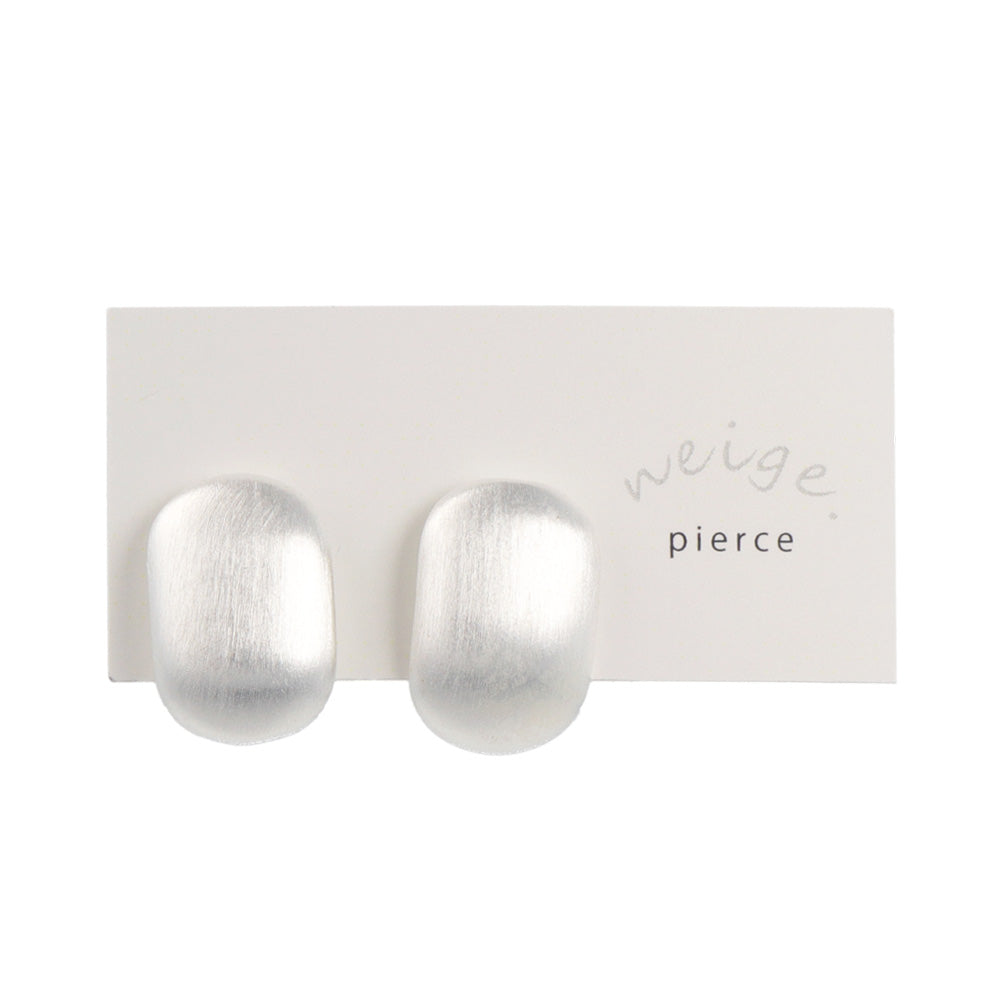 Round Square Stud Earrings