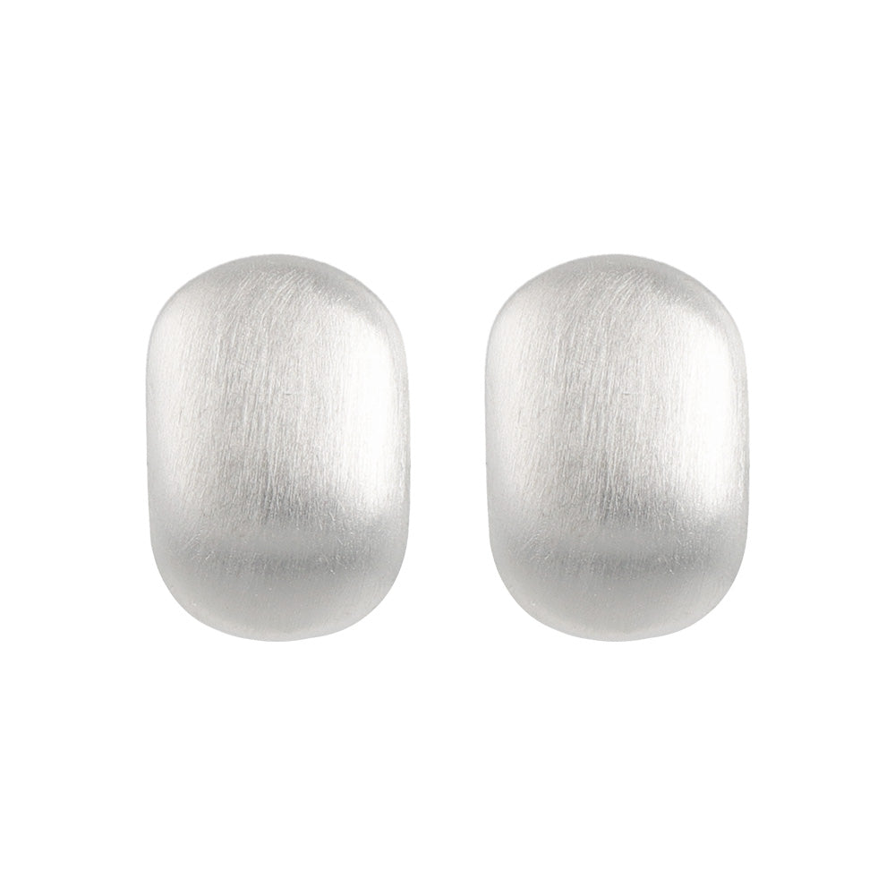 Round Square Stud Earrings
