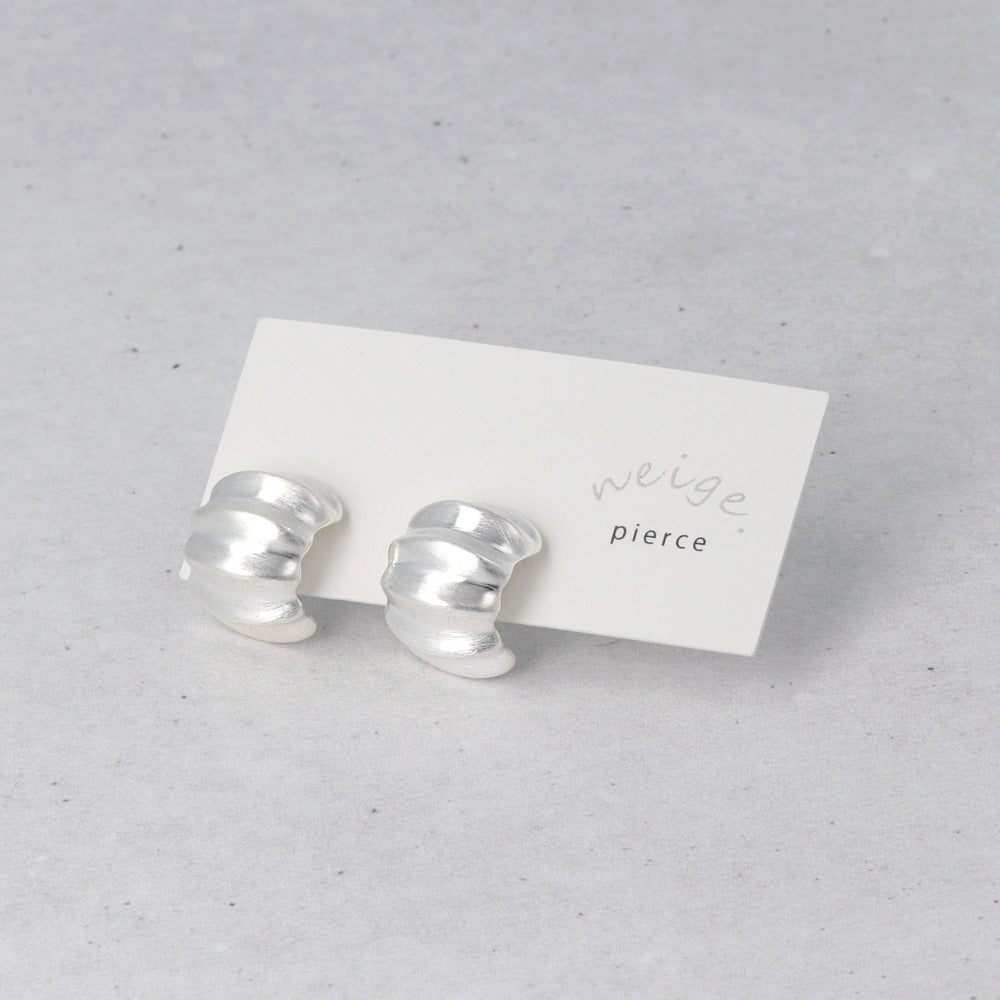 Wrinkle Hoop Earrings
