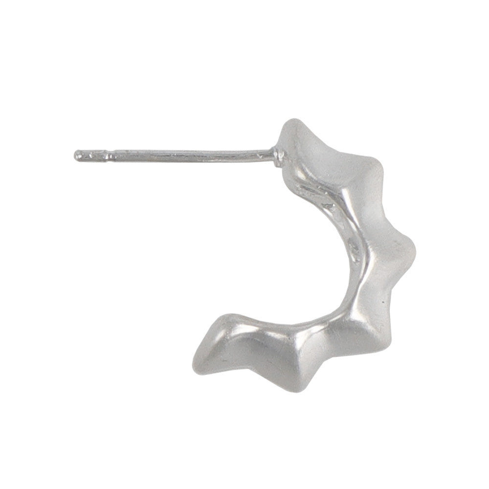 Wrinkle Hoop Earrings