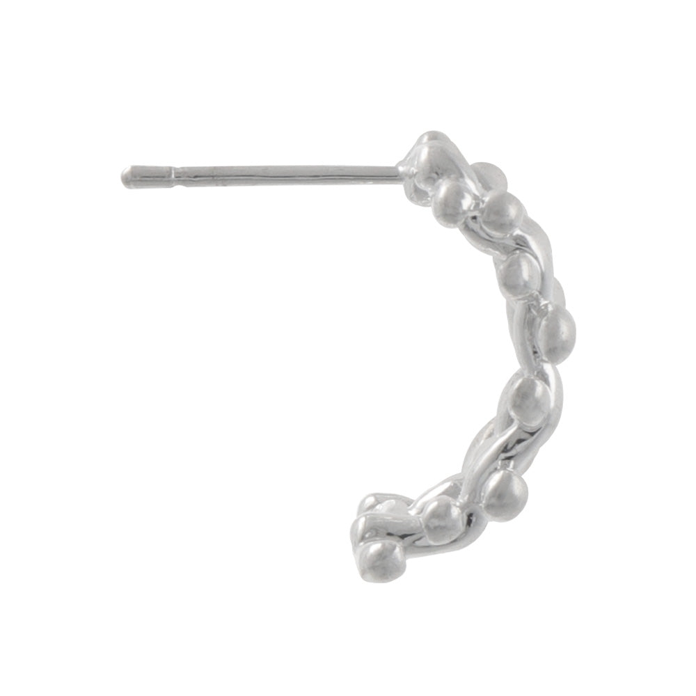 Mesh Half Hoop Earrings