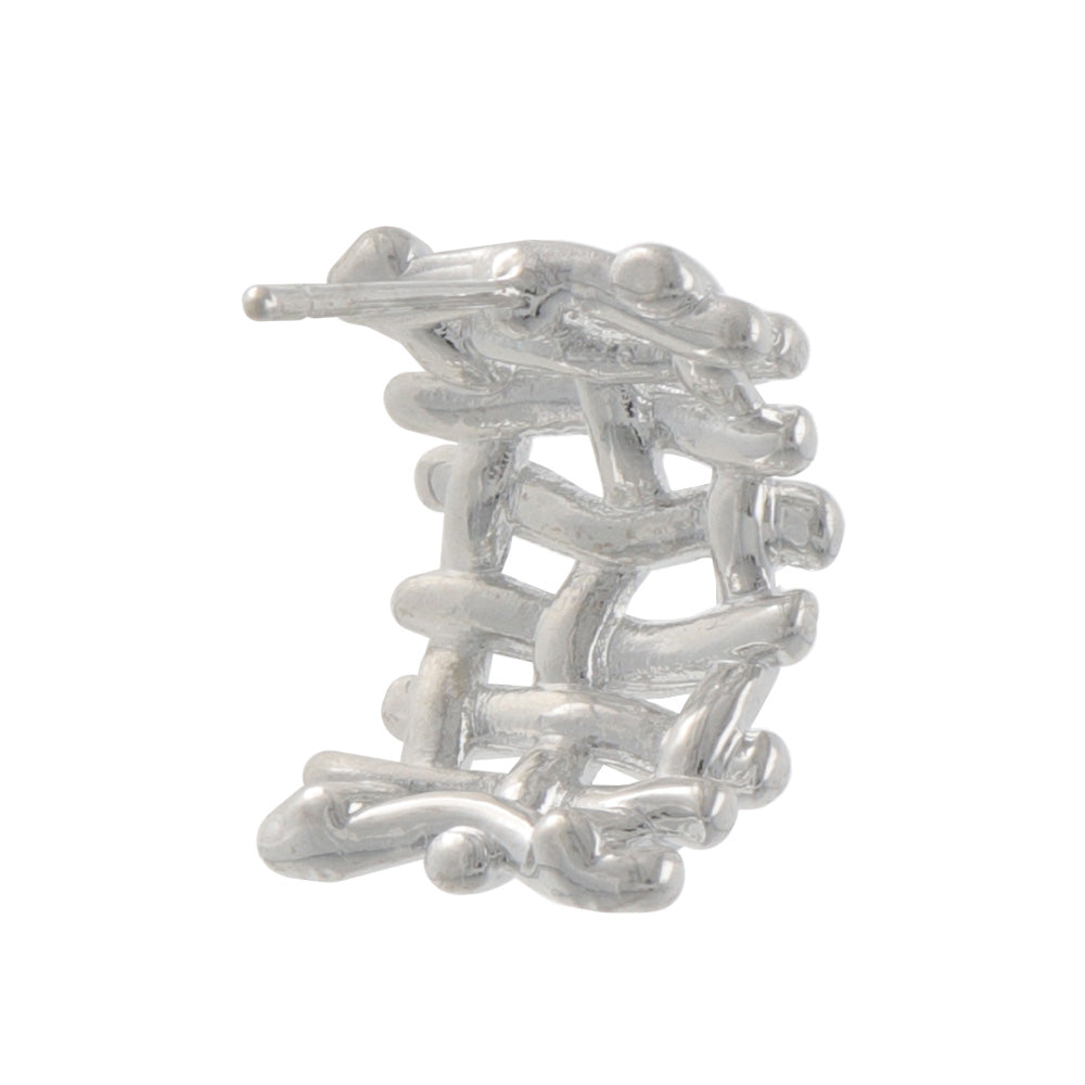 Mesh Half Hoop Earrings