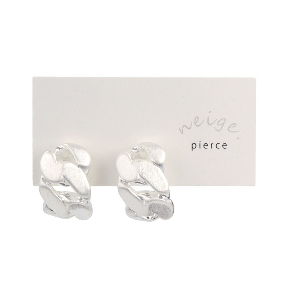 Chunky Chain Half Hoop Earrings
