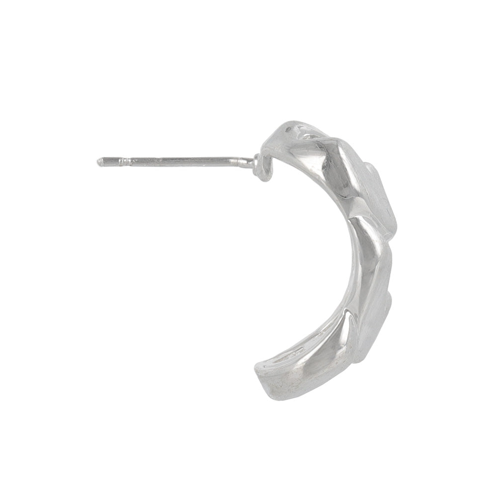 Chunky Chain Half Hoop Earrings