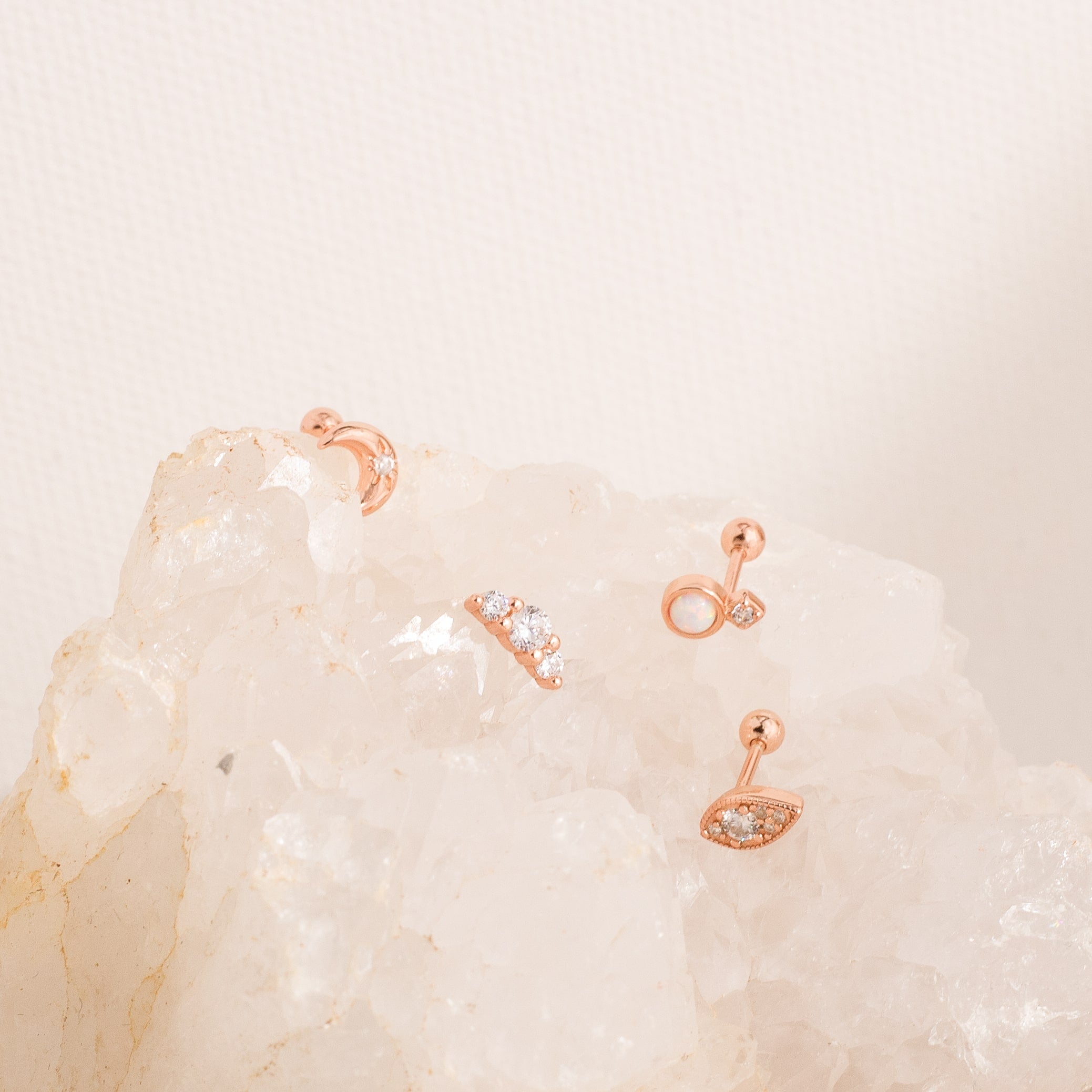 Inez Barbell Earrings