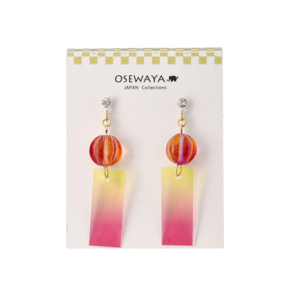 Gradient Japanese Windbell Earrings