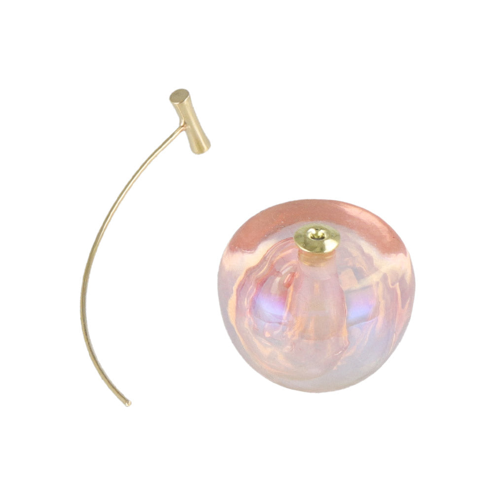 3D Cherry Drop Earrings