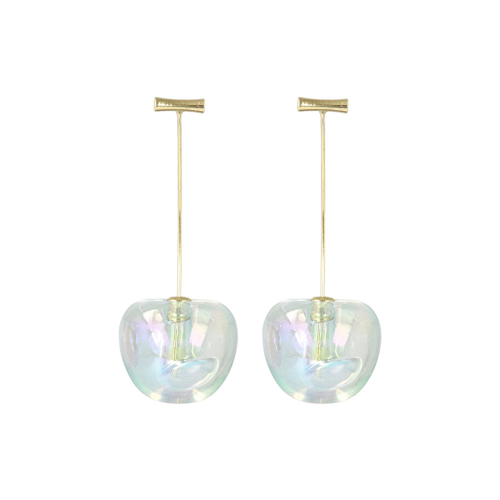 3D Cherry Drop Earrings