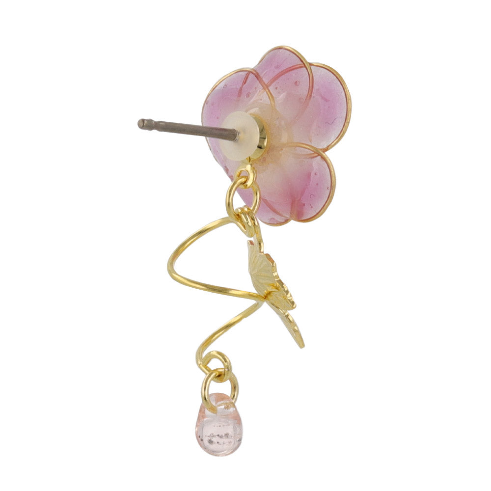 Asagao and Kingyo-Bachi Earrings