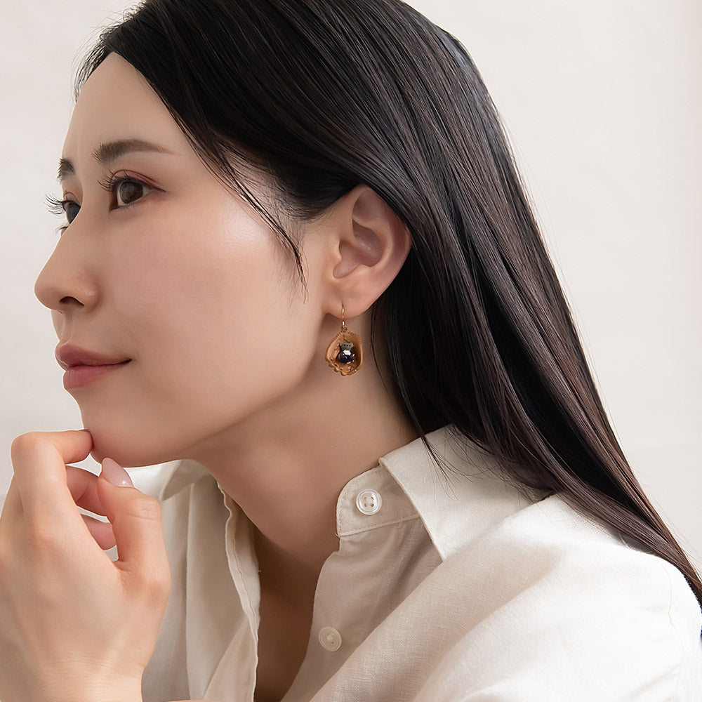 Baseball Bear Earrings