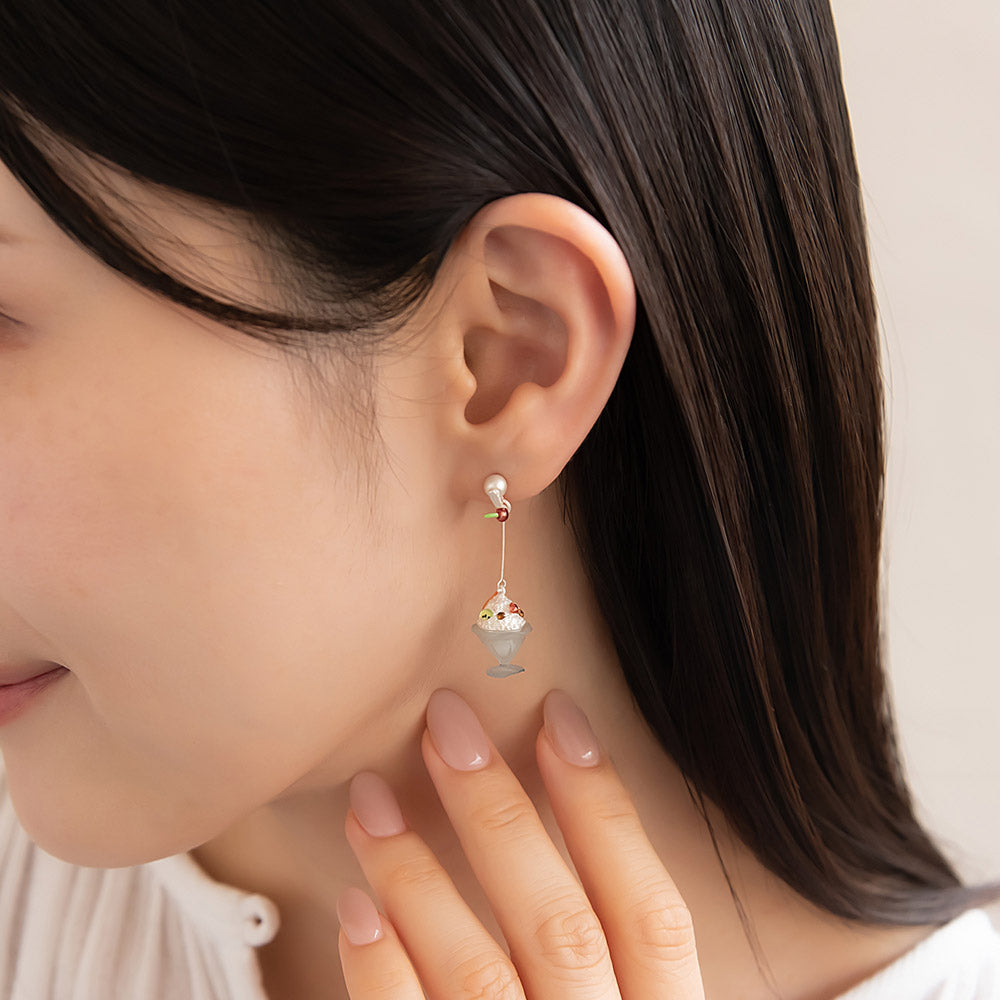 Polar Bear and Icy Dessert Earrings
