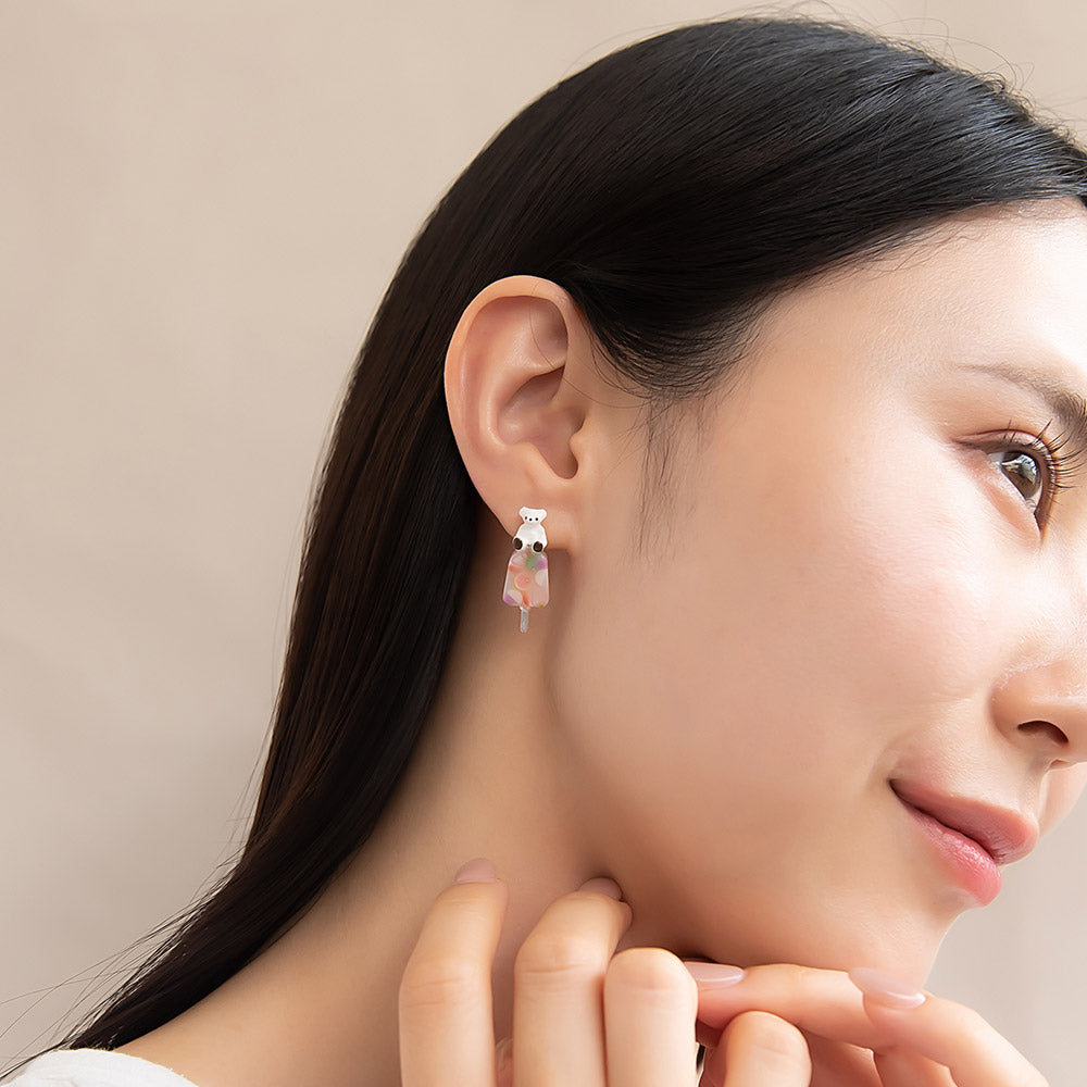 Polar Bear and Icy Dessert Earrings