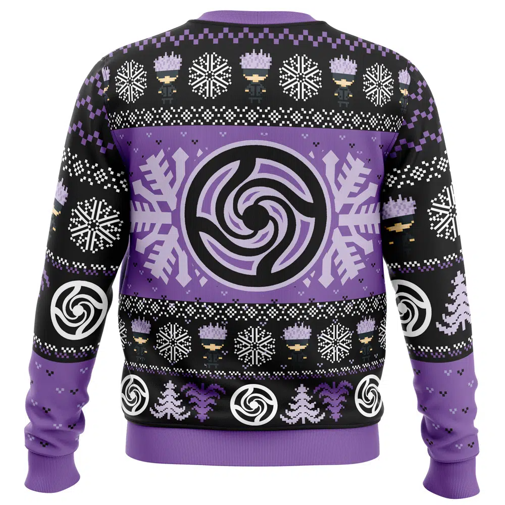 Chibi Satoru Gojo Jujutsu Kaisen Ugly Christmas Sweater - 5XL