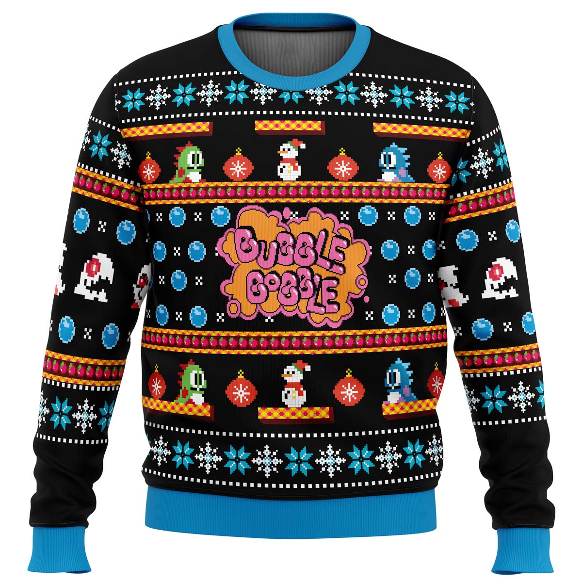 Christmas Bubble Bobble Ugly Christmas Sweater - 6XL