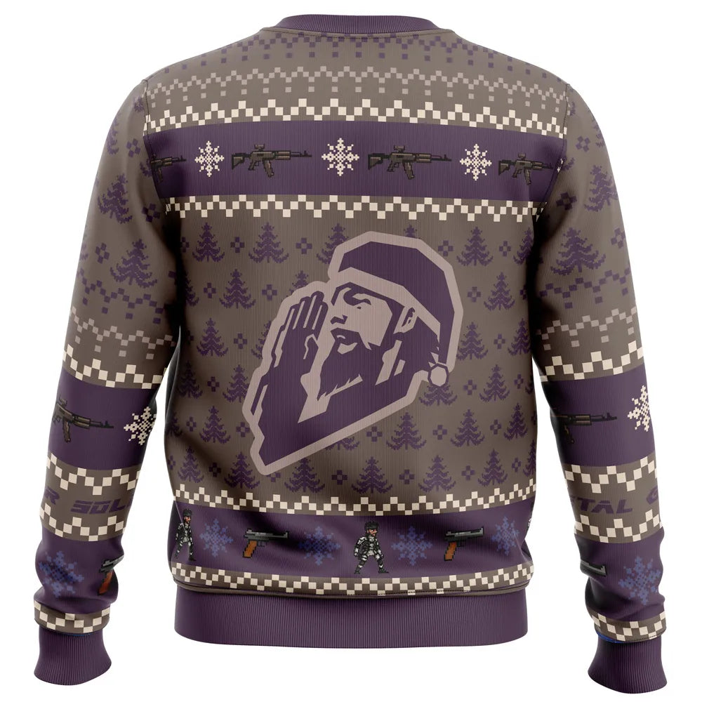 Christmas Metal Gear Solid Ugly Christmas Sweater - 5XL