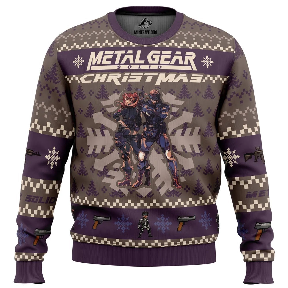 Christmas Metal Gear Solid Ugly Christmas Sweater - 6XL