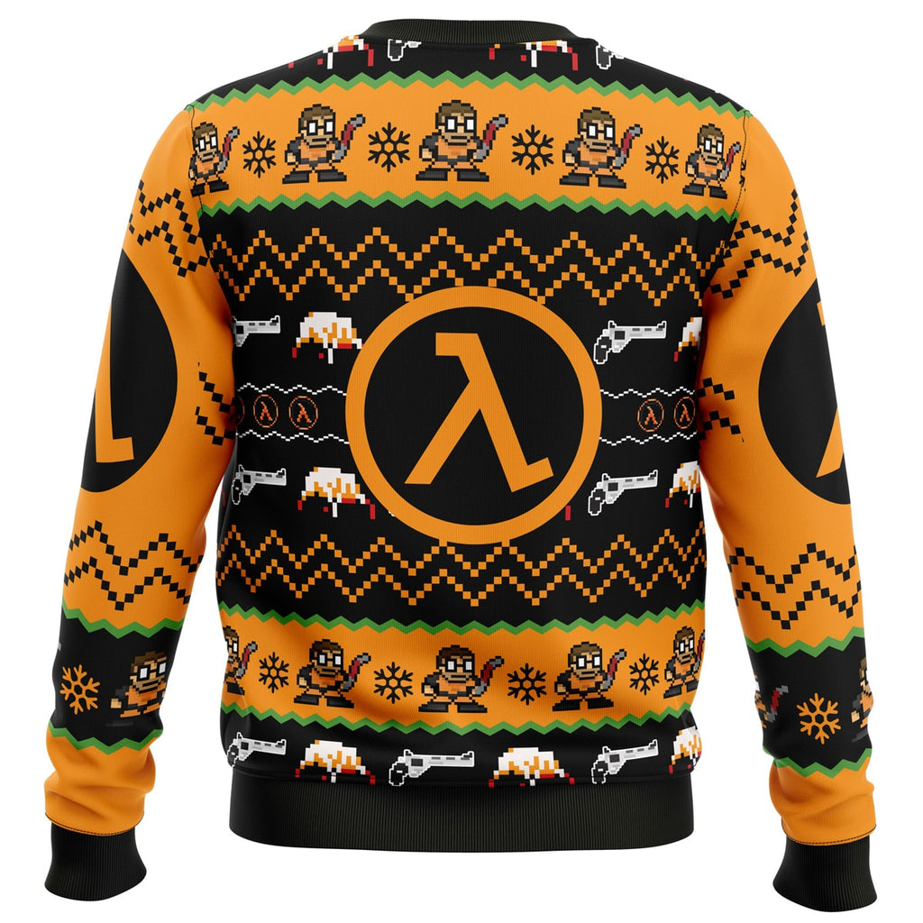 Gordon Freeman Half-Life Ugly Christmas Sweater - 6XL